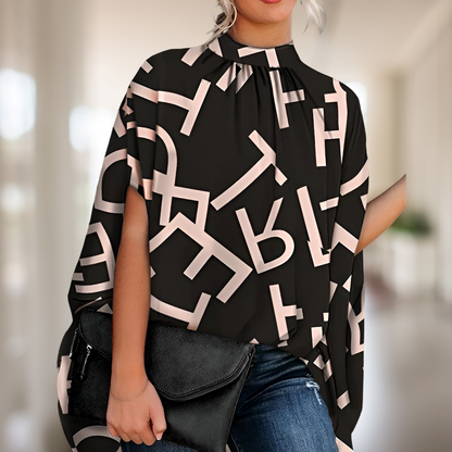 Zara – Laaja leikattu pusero V-kauluksella