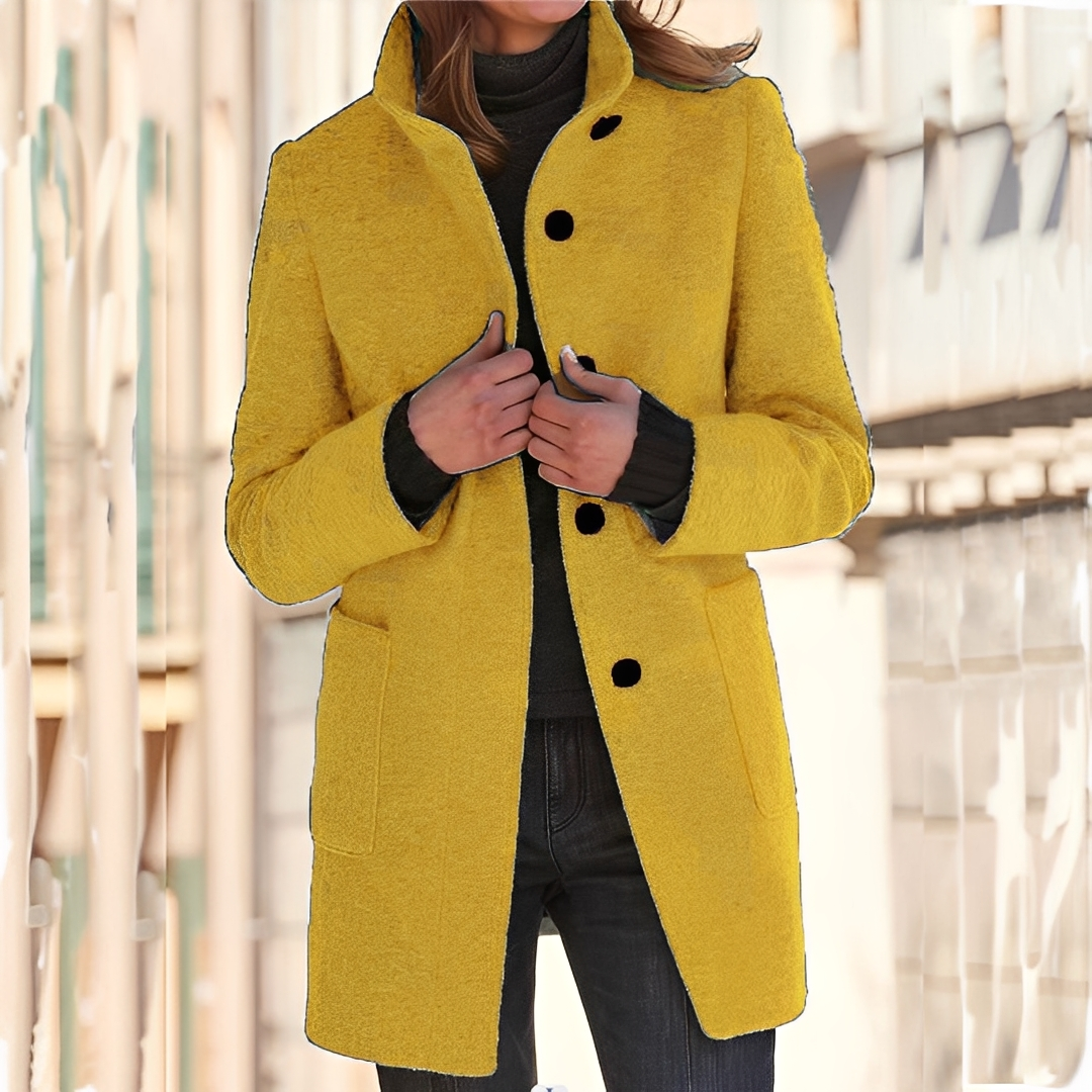 Tatienne - Pitkä nykyaikainen talvitakki naisille