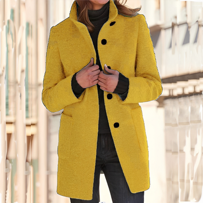 Tatienne - Pitkä nykyaikainen talvitakki naisille