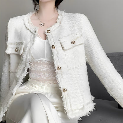 Rexanne - Muotikas lyhyt takki taskuilla naisille