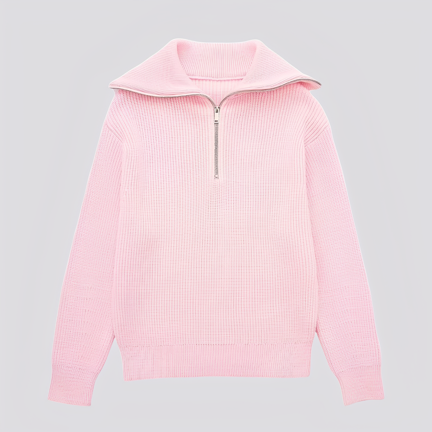 Christine - Tyylikäs raidallinen vetoketjullinen villapaita naisille