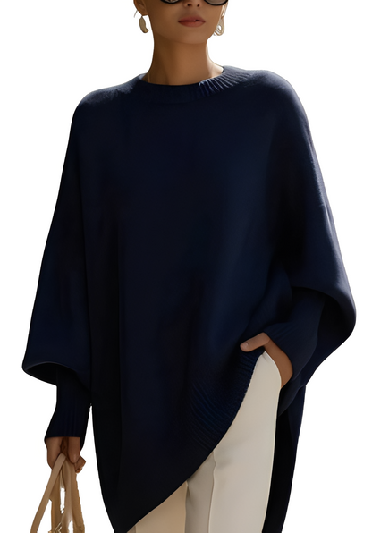 Pamella - Tyylikäs Oversize-kashmirneulepusero naisille