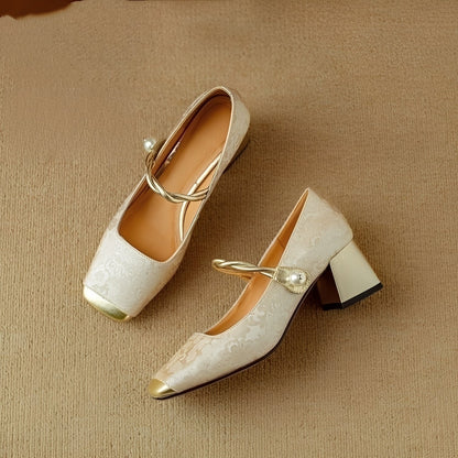 Rhonda - Tyylikkäät luksus-korkokengät kaiverruksella naisille