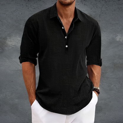 Nathanaël - Klassinen pitkähihainen paita miehille