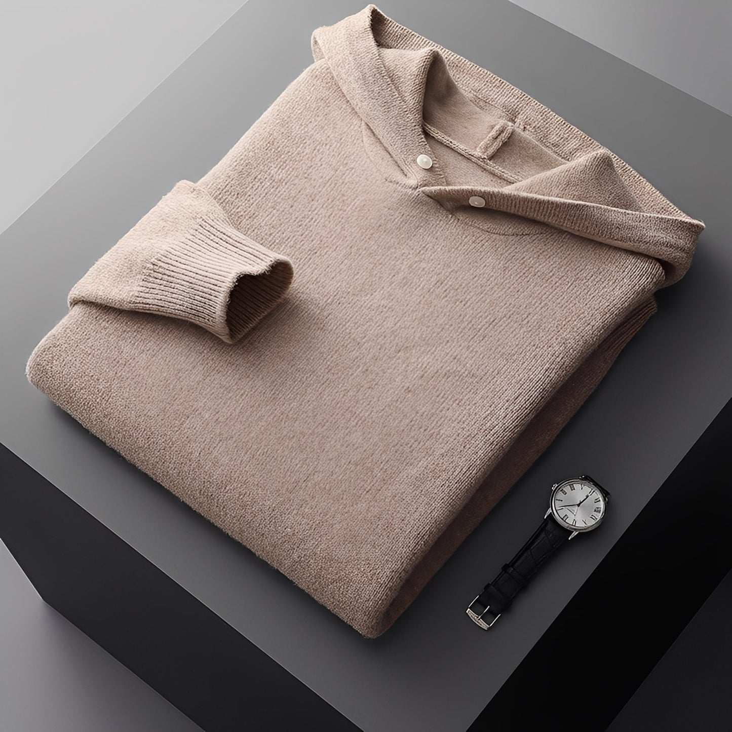 Darius - Tyylikäs, lämmin neulehuppari miehille