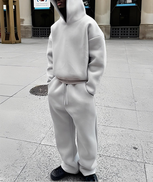 Marco - Rento ylisuurikokoinen hupparisetti miehille