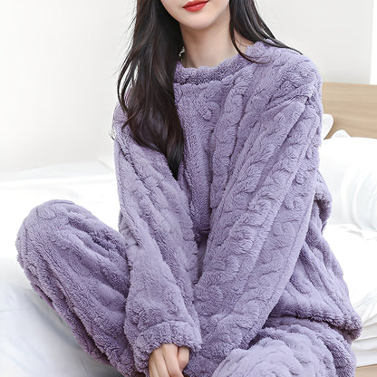 Kilie - Mukava, miellyttävä kaksiosainen fleece-setti naisille