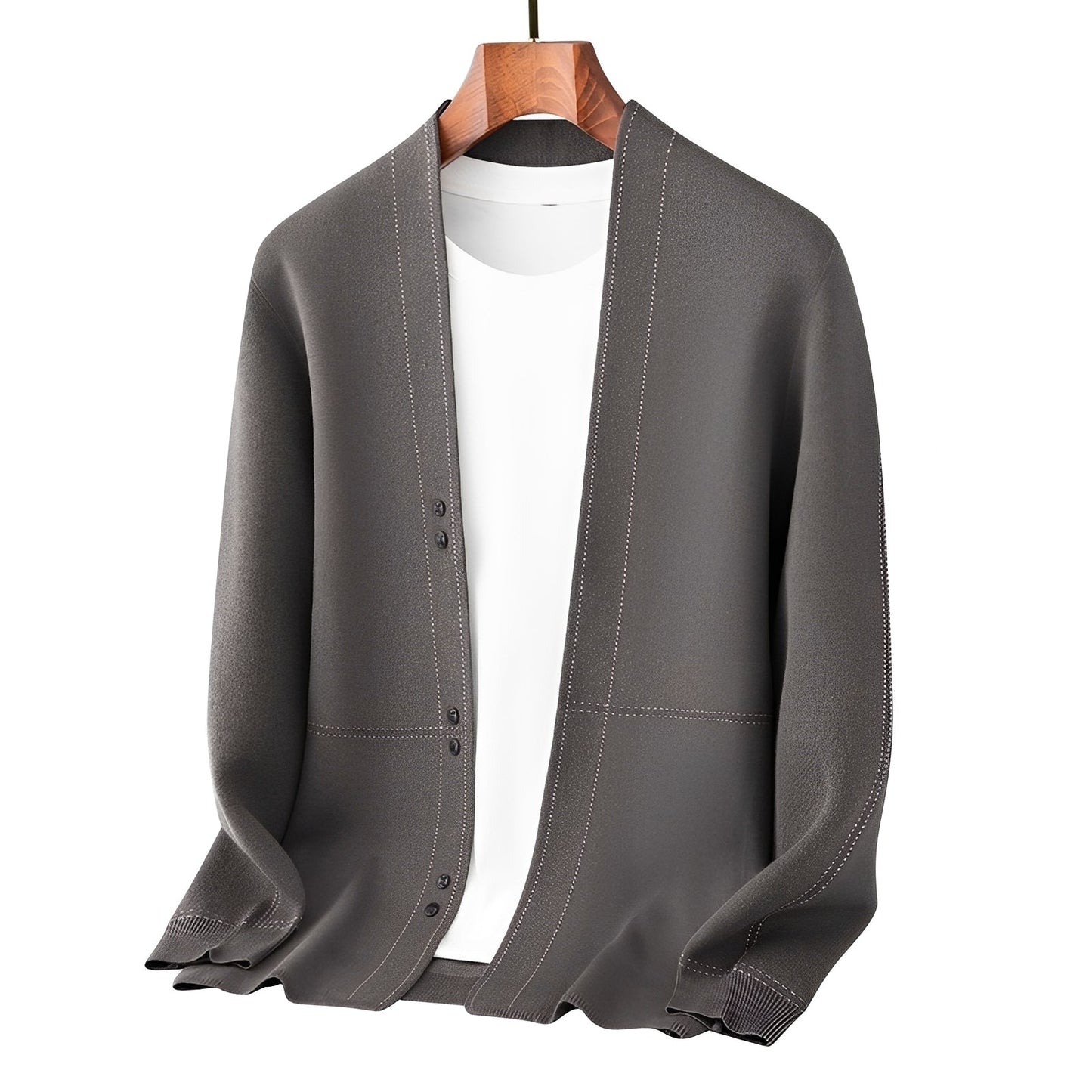 Alfie - Moderni, paksu villatakki miehille