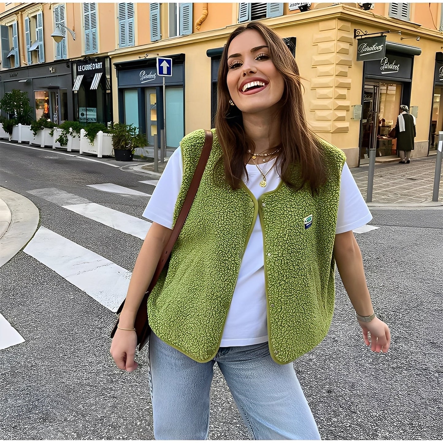 Bénédicte - Mukava fleece-liivi naisille