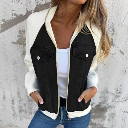 Libby - Rento farkkutakki raglanhihoilla naisille