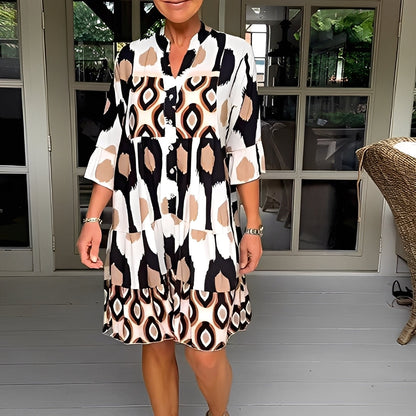 Floriane - Väljä kuvioitu mekko naisille