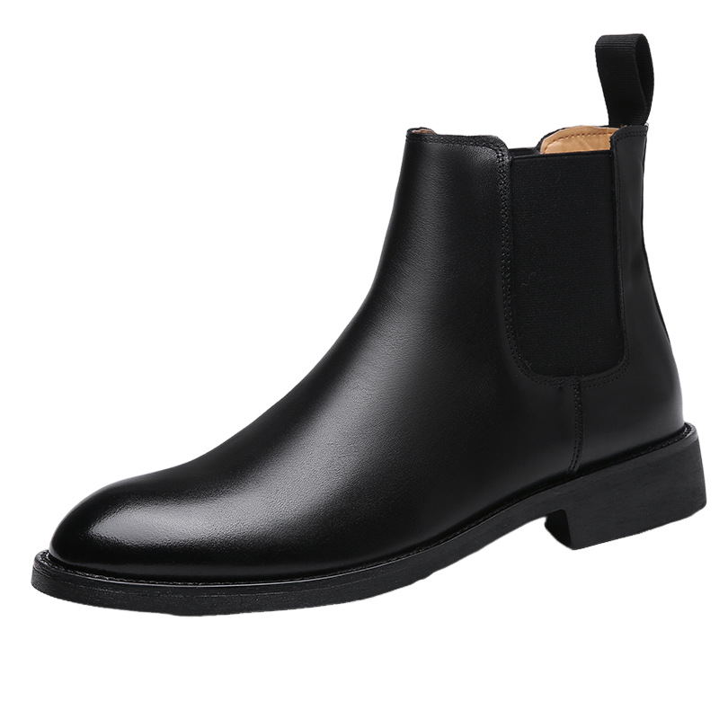 Harris - Klassiset Chelsea-saappaat nahkaa miehille