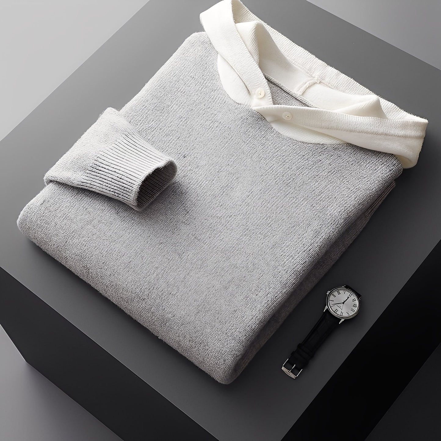 Darius - Tyylikäs, lämmin neulehuppari miehille