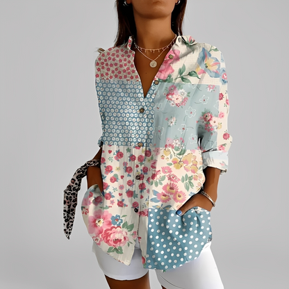 Annick - Elegantti pitkähihainen naisten pusero