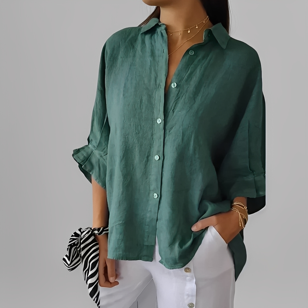 Antoinete - Tyylikäs pitkähihainen pusero naisille