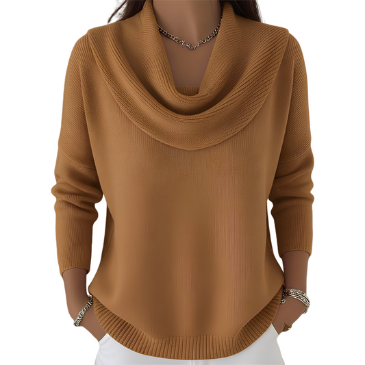 Marva - Tyylikäs, väljästi istuva villapaita naisille