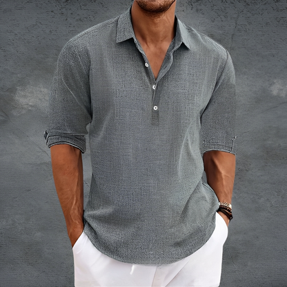 Nathanaël - Klassinen pitkähihainen paita miehille