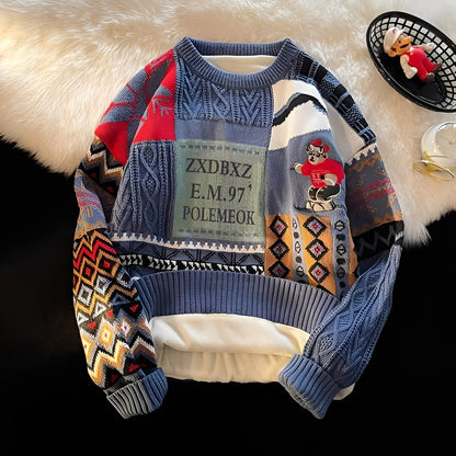 Charles - Tyylikäs, vapaasti neulottu joulupaita naisille