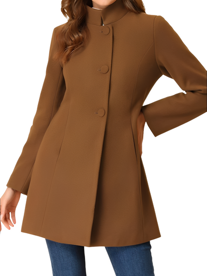 Kaitlyn - Tyylikäs, kapea takki nappikiinnityksellä naisille