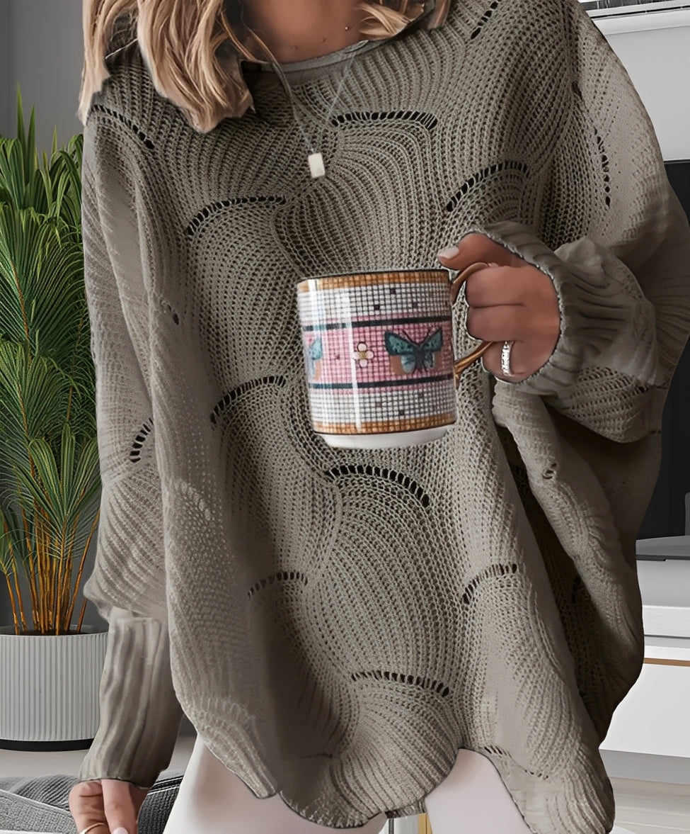 Kassandra - Tyylikäs, leikattu villapaita naisille