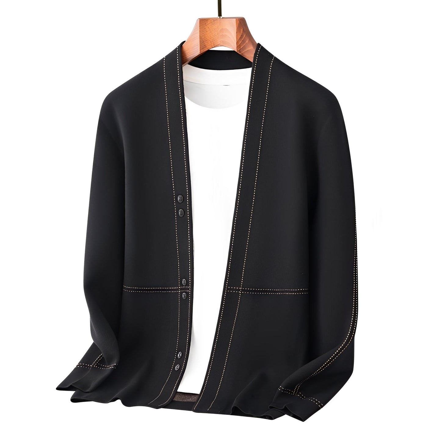 Alfie - Moderni, paksu villatakki miehille