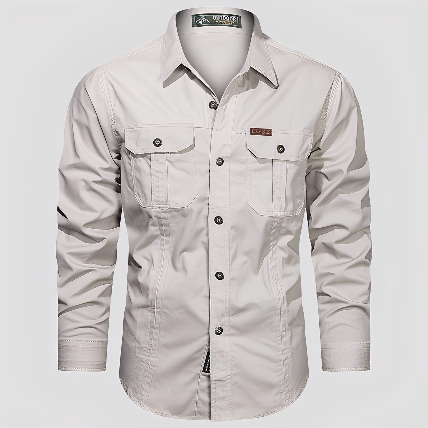 Ranulph - Rento Pitkähihainen Cargopaita Miehille