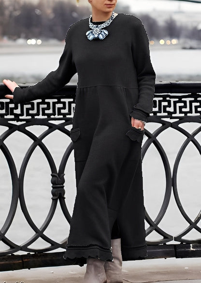 Emma - Tyylikäs, rento, lämmin mekko naisille