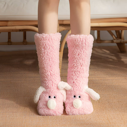 Krystelle - Tyylikkäät, suloiset, lämpimät lattiasukat naisille