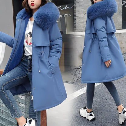 Evette - Tyylikäs, lämmin, toppatakki hupulla naisille