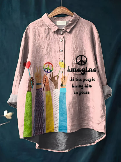 Gwenaël - Naisten pitkähihainen klassinen paita