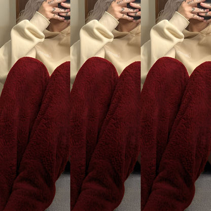 Camellia - Lämpimät, polvenylittävät talvisukat naisille