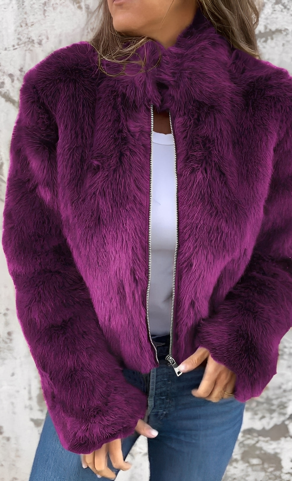 Amanda - Muotikas turkistakki naisille