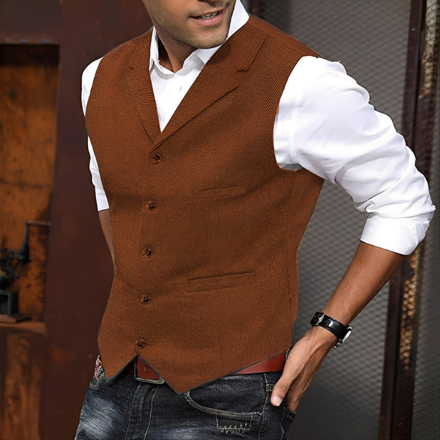 Wesley - Moderni, tyylikäs liivi miehille