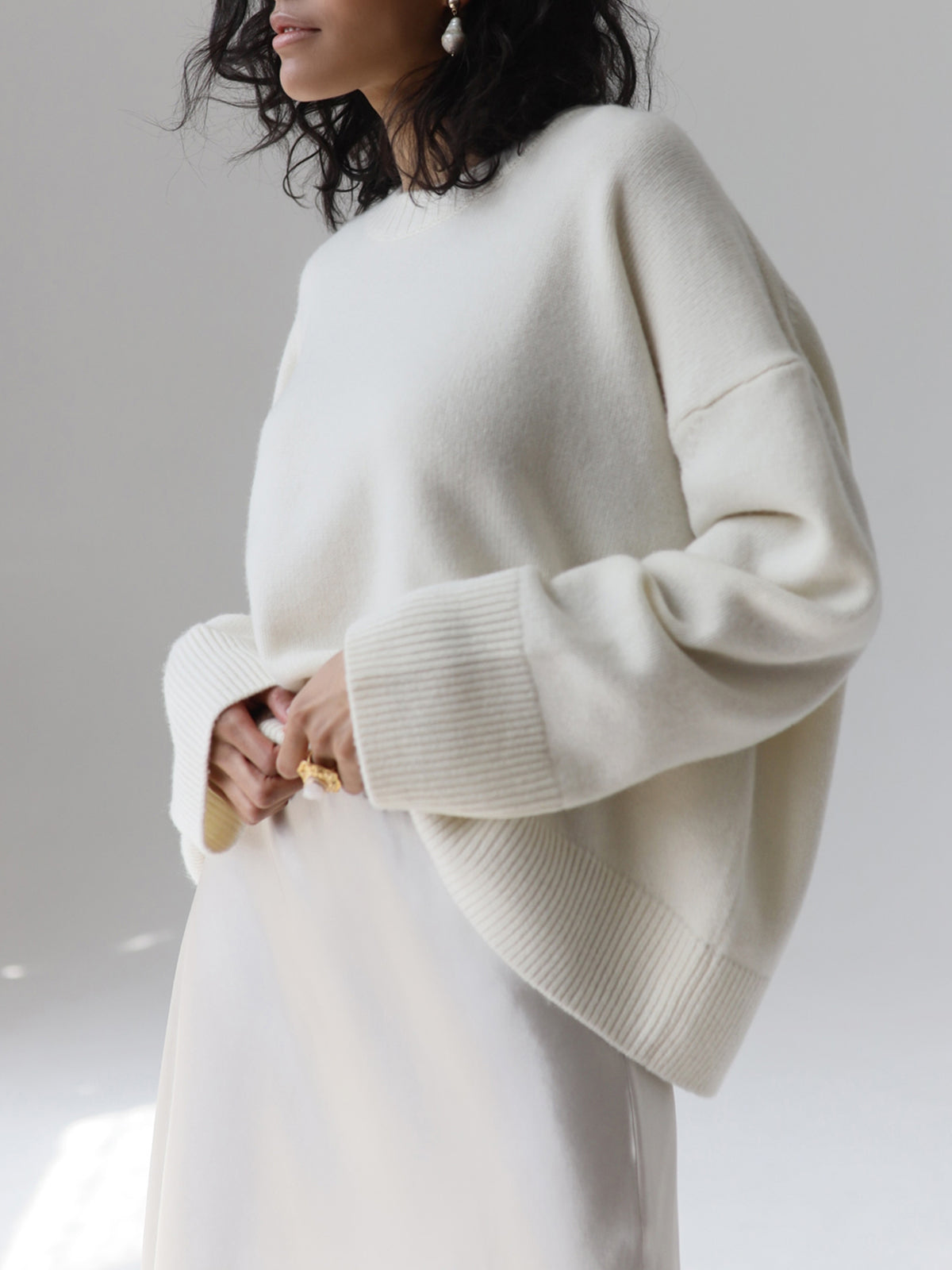 Amara – Yliiso Pullover „Sokeripilvi“