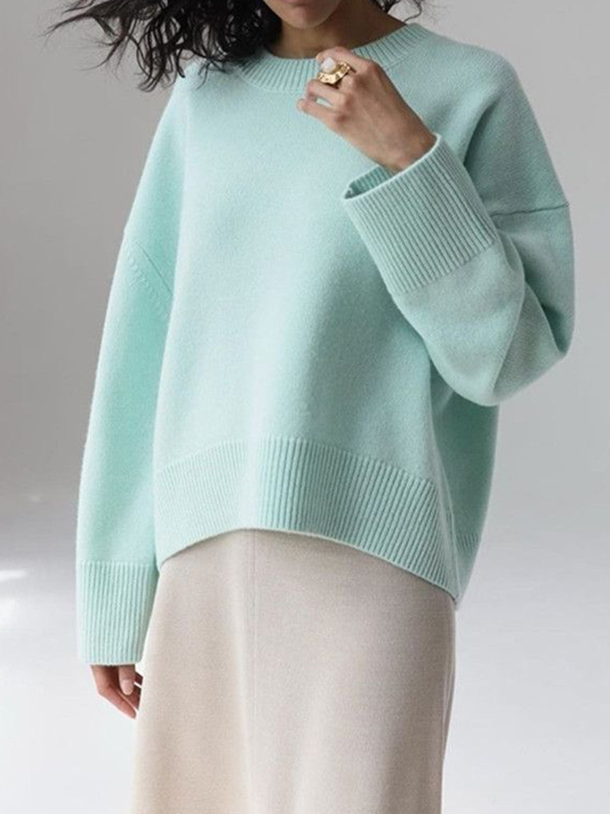 Amara – Yliiso Pullover „Sokeripilvi“