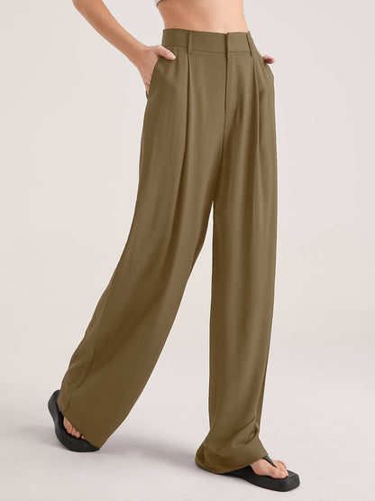 Nadia – Korkeavyötäröinen Faltvorderhose