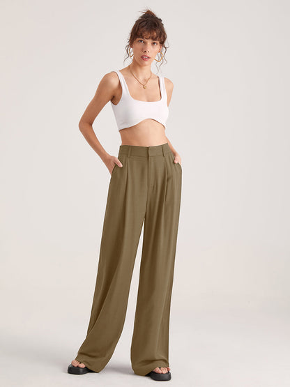 Nadia – Korkeavyötäröinen Faltvorderhose