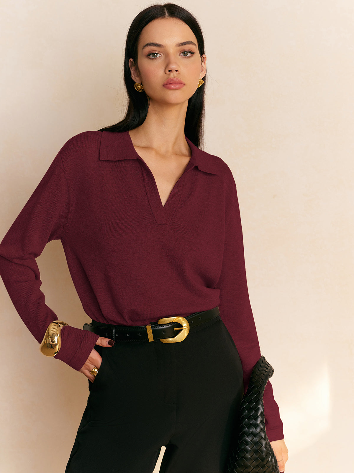 Fiona – Pullover rentokragilla