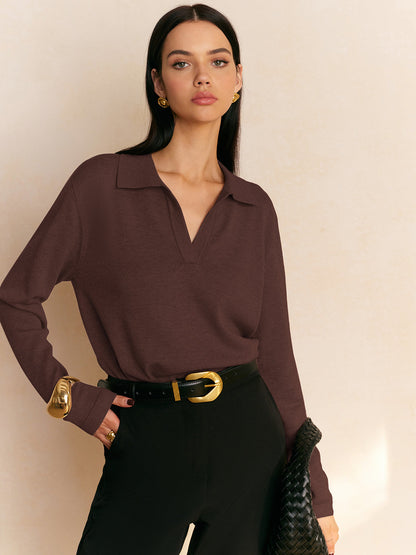 Fiona – Pullover rentokragilla