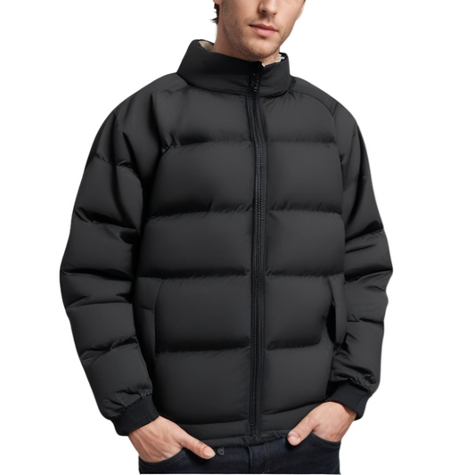 Calvin – Miesten Pufferitakki fleece-vuorilla