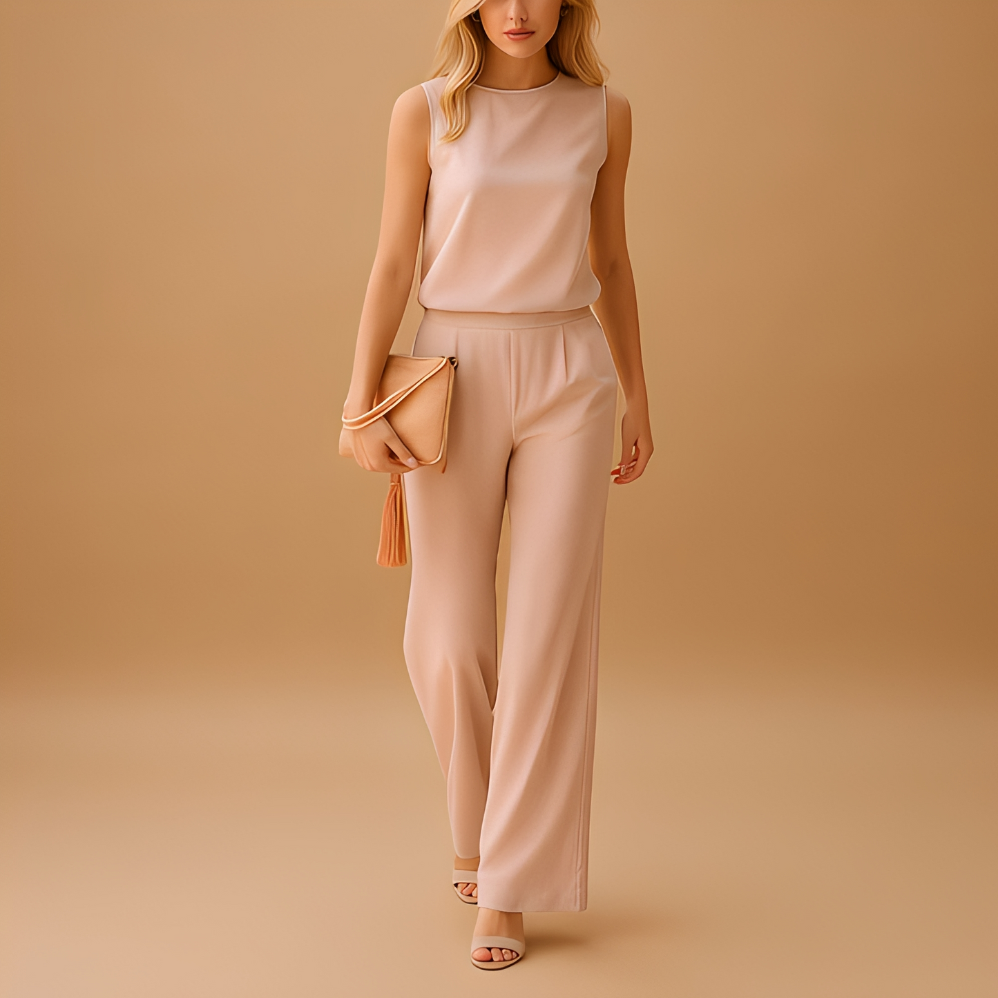 Abegaille - Elegantti leveälahkeinen naisten haalari