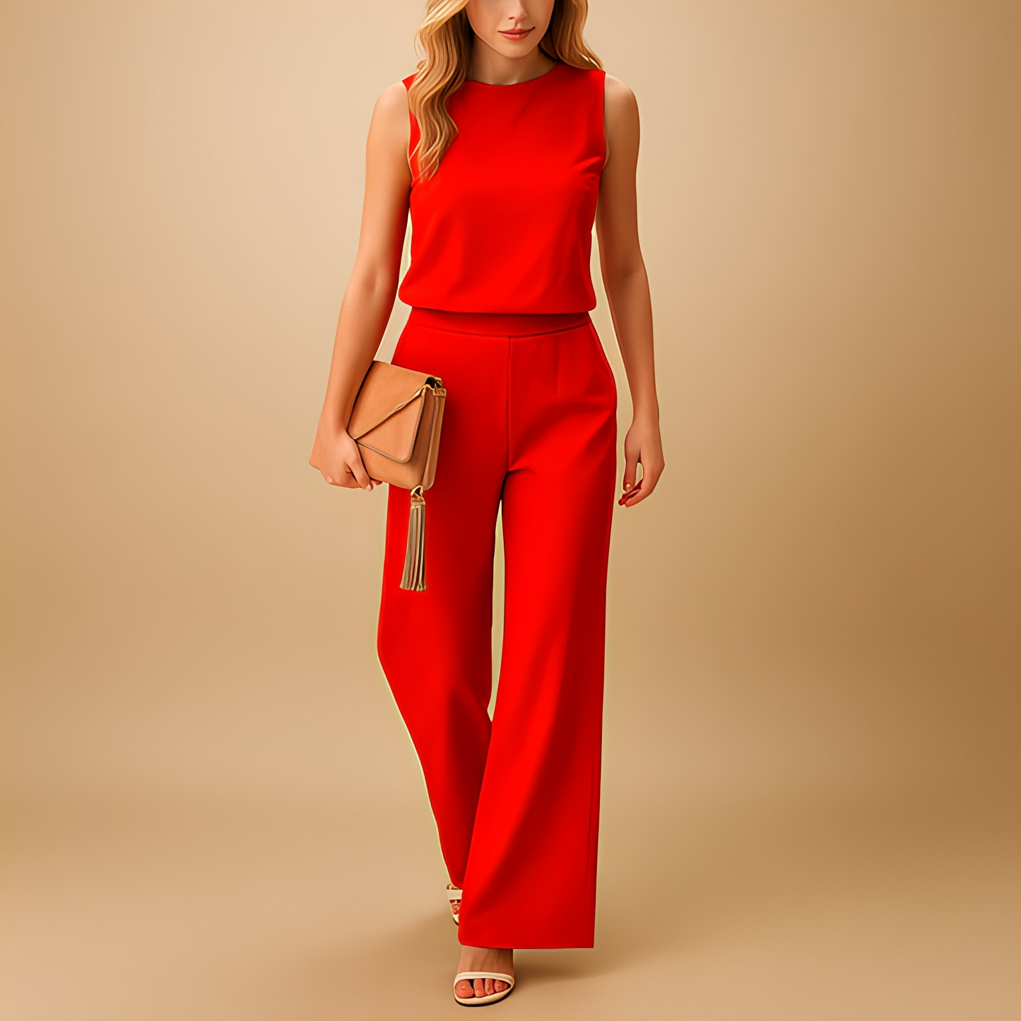 Abegaille - Elegantti leveälahkeinen naisten haalari