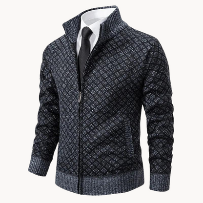 Julien – Poolokaulus Jacquard Neule