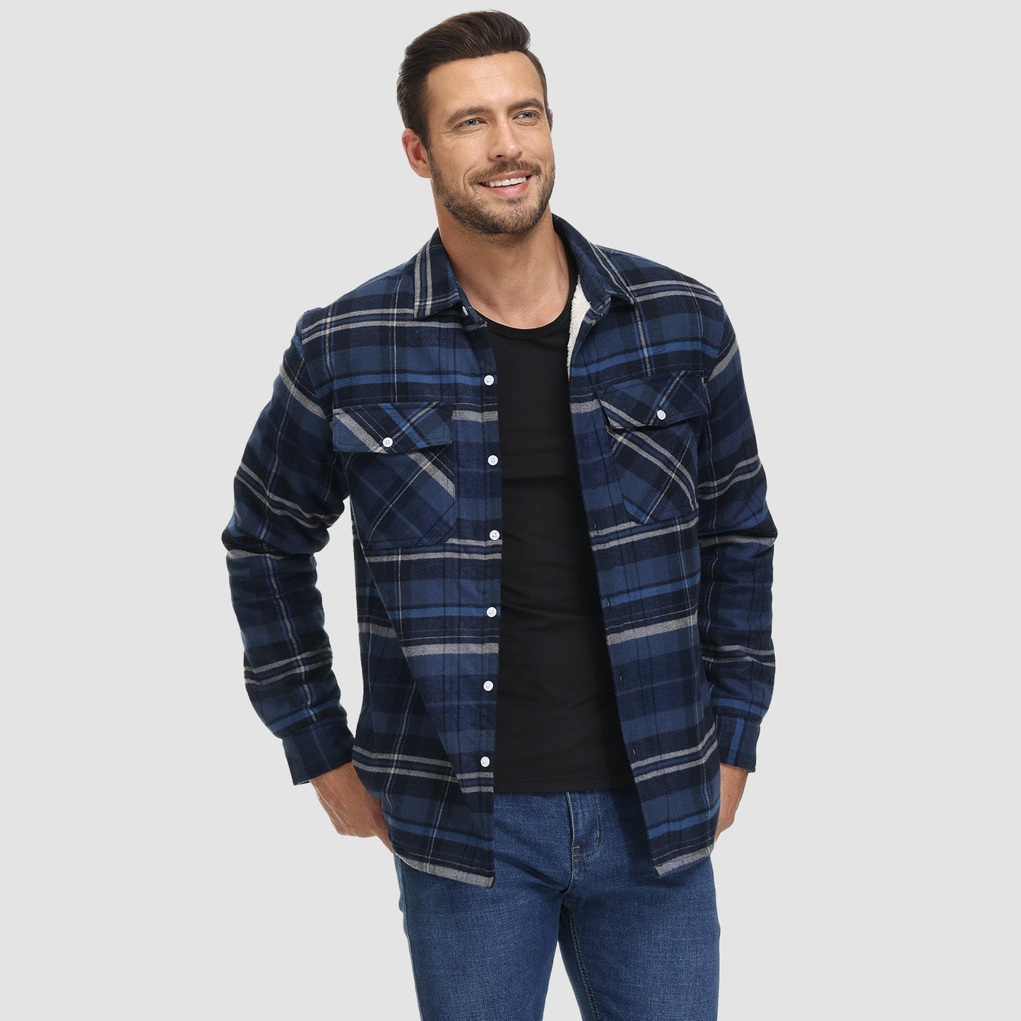 Marlon – Karhinen Talvi Overshirtjacke Miehille