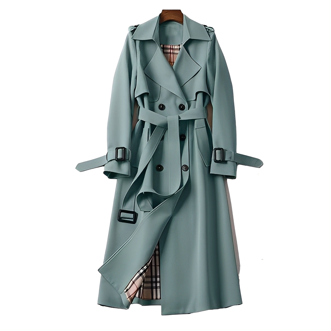 Élodie - Klassinen talvitakki vyöllä naisille