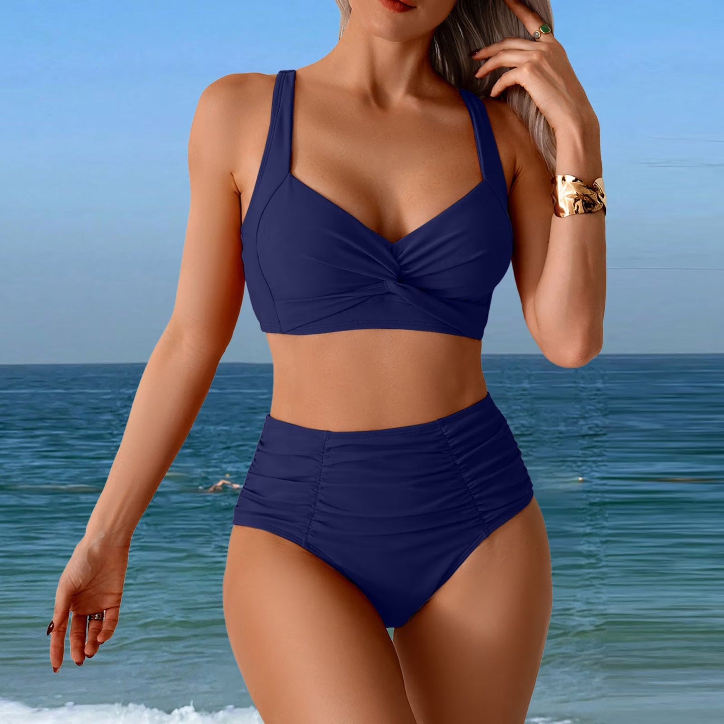 Anjie - Tyylikkäät korkeavyötäröiset uimapuvut naisille