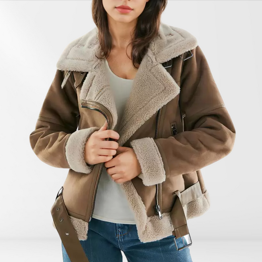 Madeleine – Sherpa Bomberjacke naisille