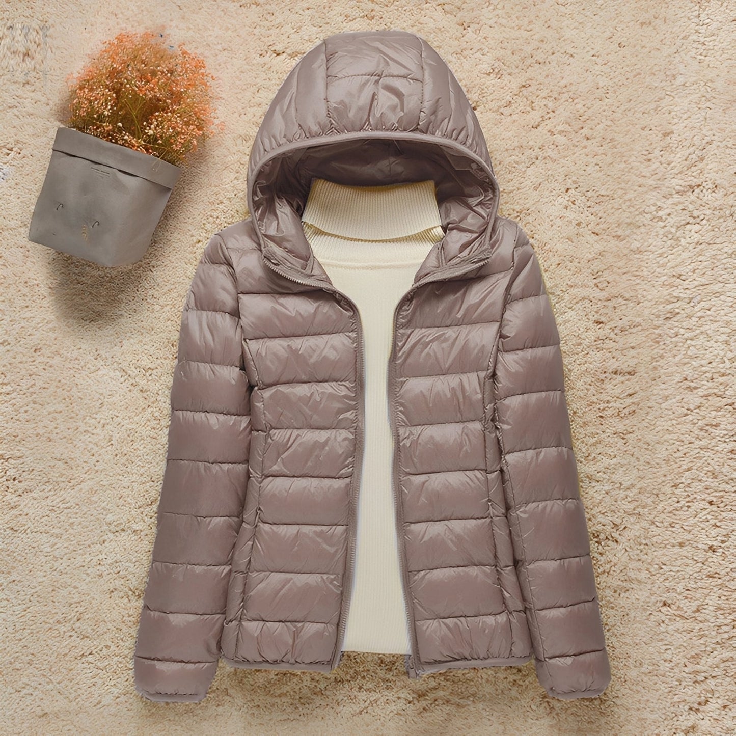 Abbie - Naisten toppatakki hupulla