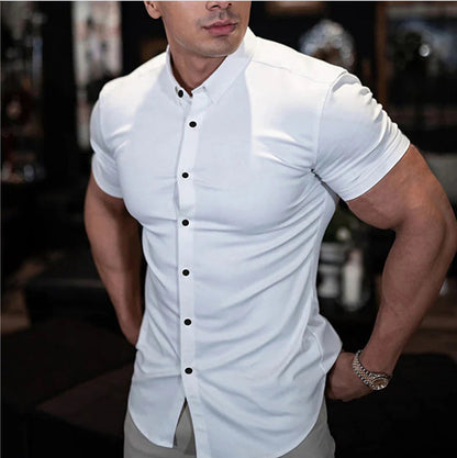 Ben – Slim Fit Lyhythihainen Paita