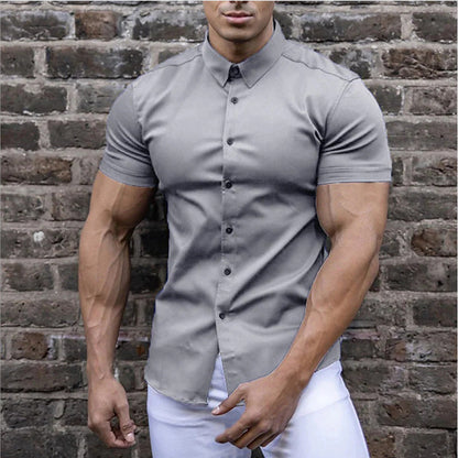 Ben – Slim Fit Lyhythihainen Paita